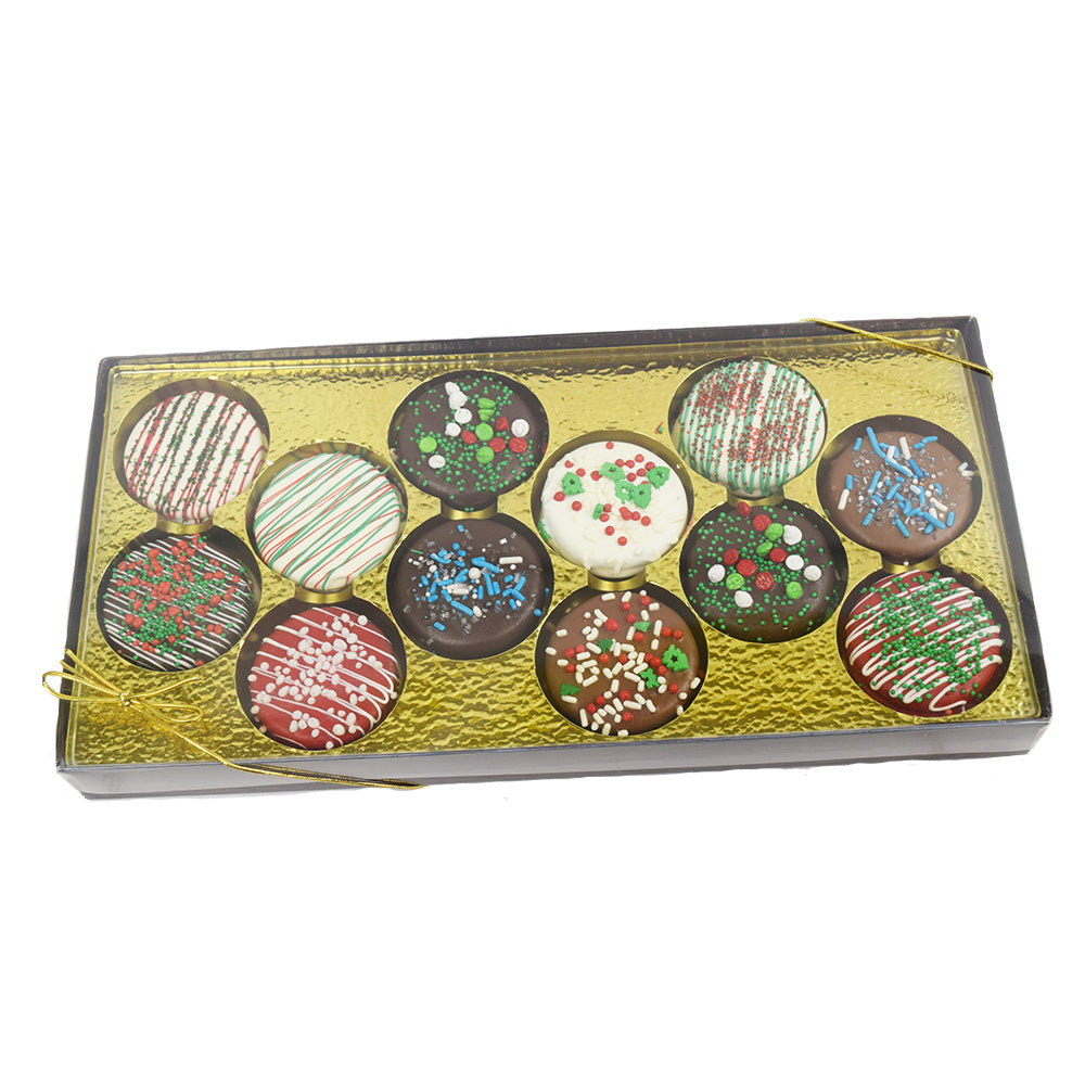 12 Count Holiday Chocolate Covered Oreos