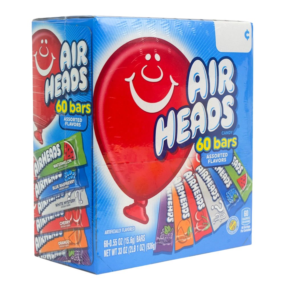 Airheads - Assorted Flavors - 60 Ct
