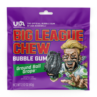 Big League Chew Ground Ball Grape