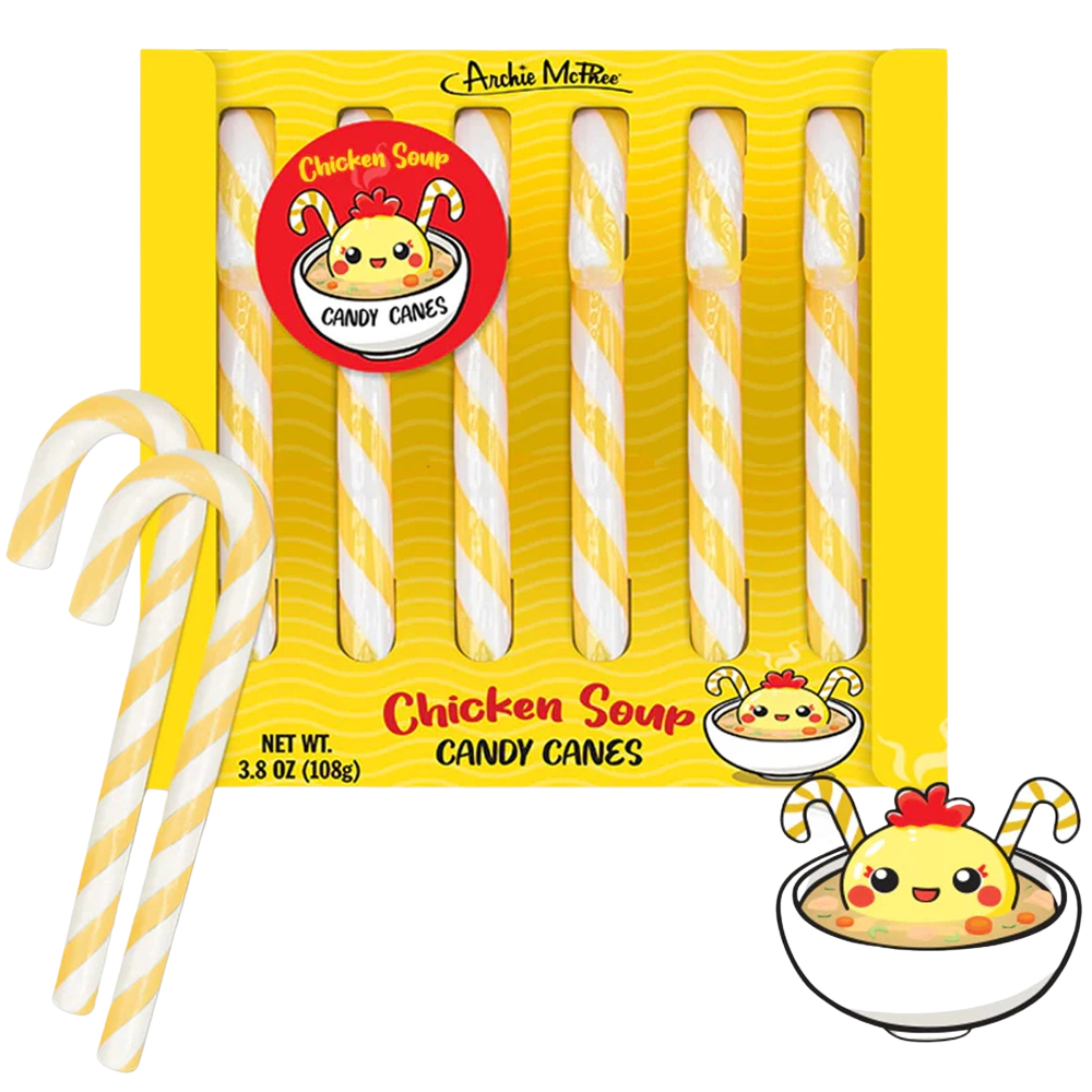 Chicken Soup Candy Canes
