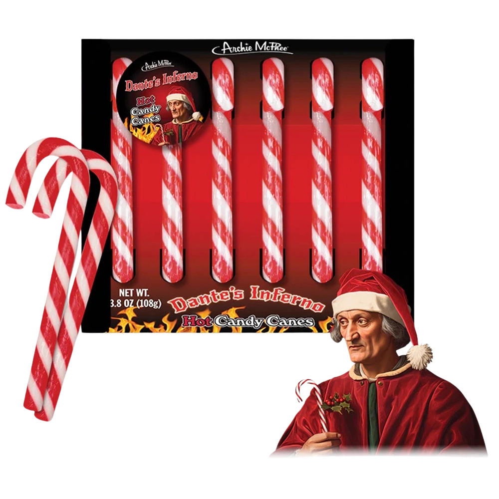 Dante's Inferno Hot Candy Canes