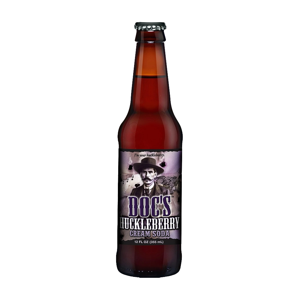 Doc's Huckleberry Cream Soda