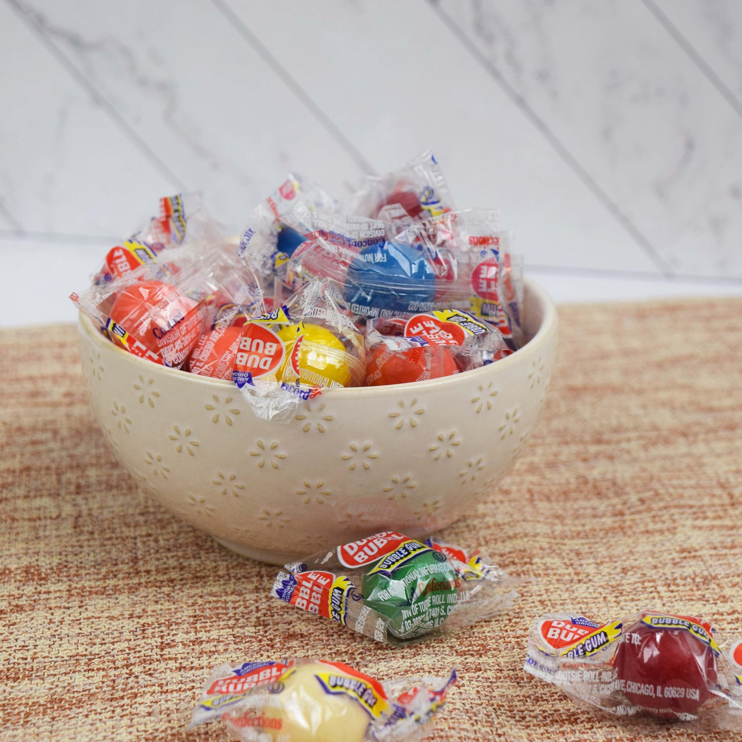 individually wrapped Dubble Bubble