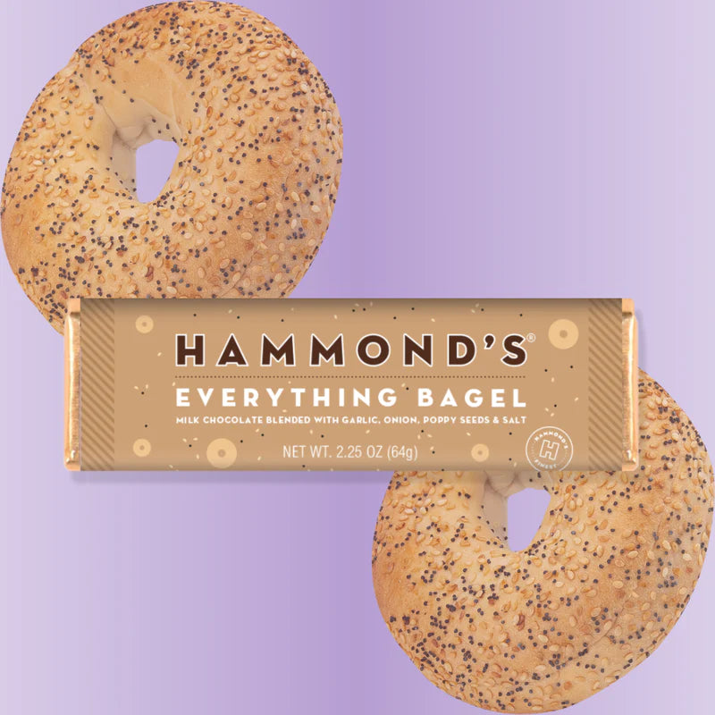 Hammond's Milk Chocolate Everything Bagel Bar