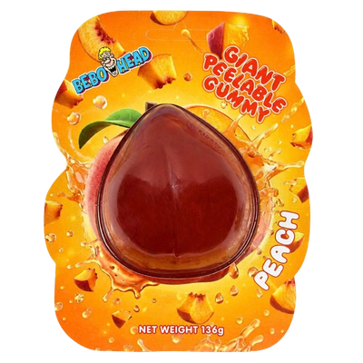 Giant Peach Peelable Gummy