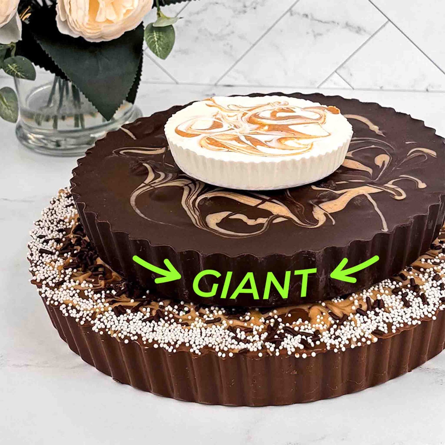 Giant Peanut Butter Lover's Cup - 7.75" Diameter