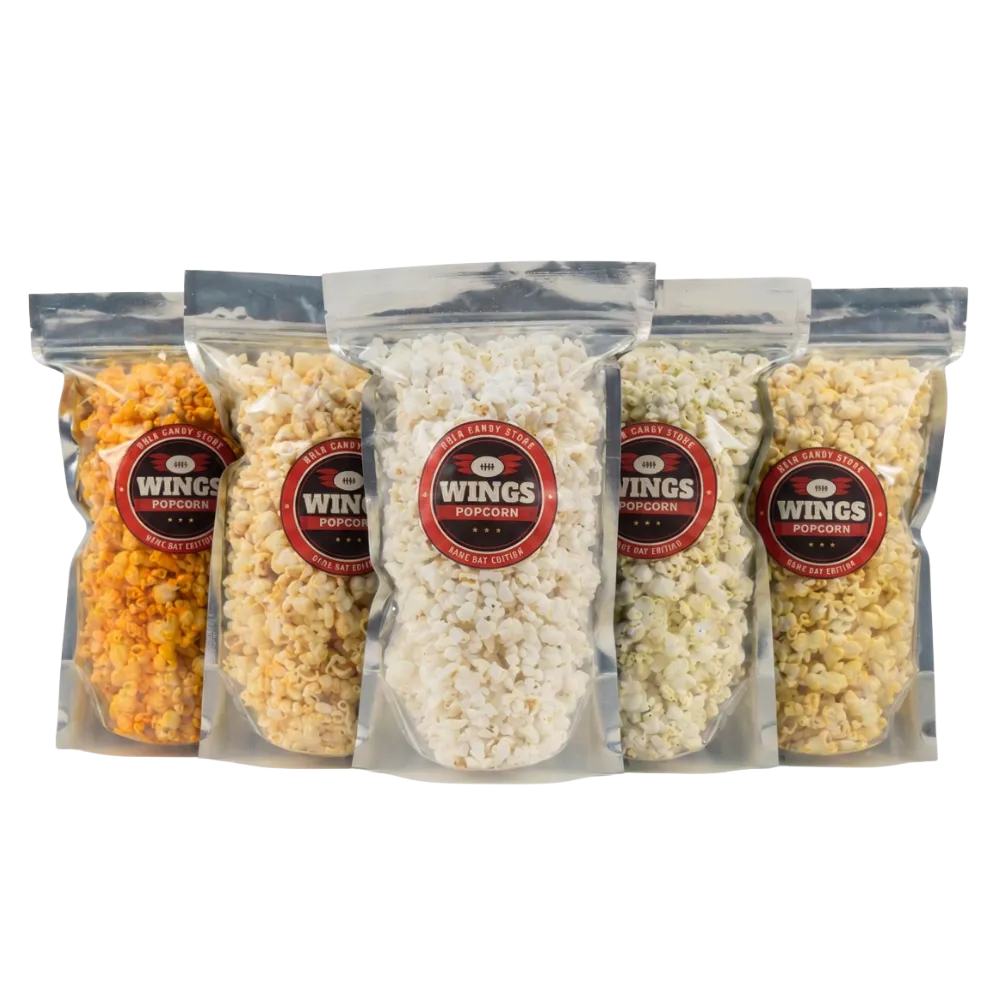 Gift Bags of Football Popcorn