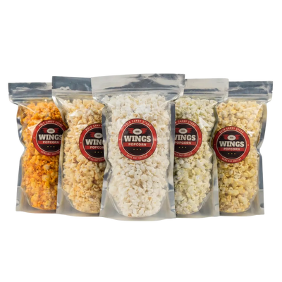 Gift Bags of Football Popcorn