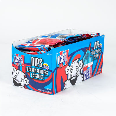 Icee Dips Powder Dipping Candy 18 Count Box