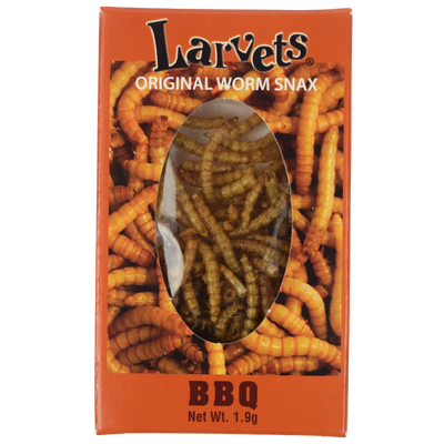 Larvets Worm Snax BBQ - Each