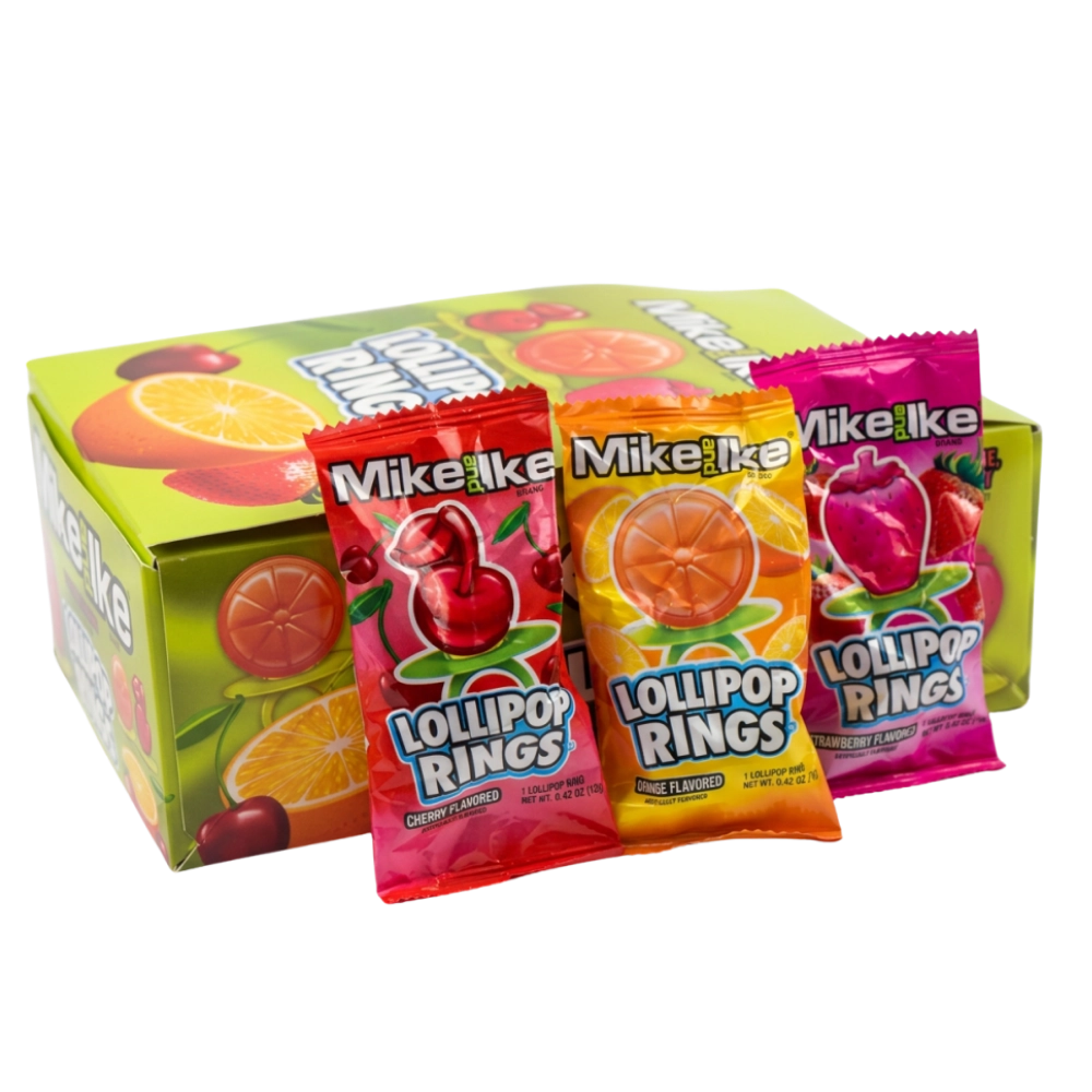Mike and Ike Lollipop Rings