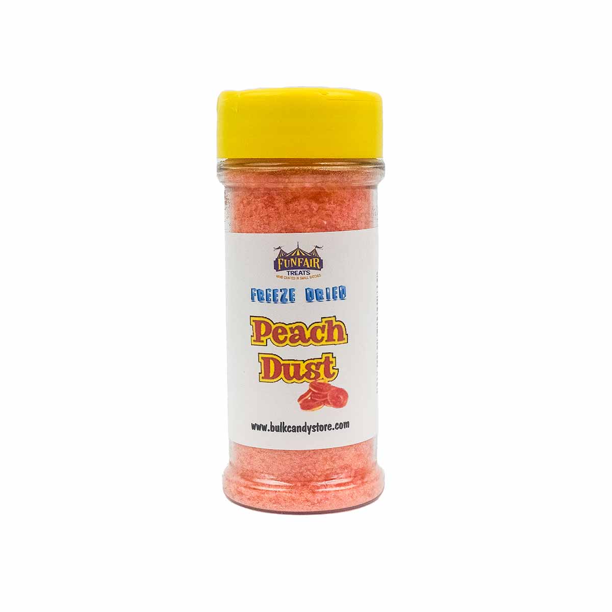 Freeze Dried Peach Dust Shaker Jar