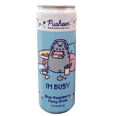 Pusheen - I'm Busy Blue Raspberry Drink