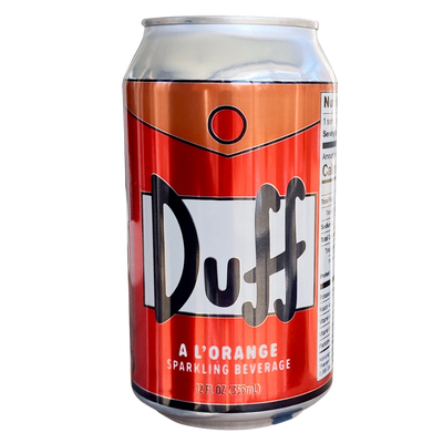 Simpsons Duff A L'Orange Soda