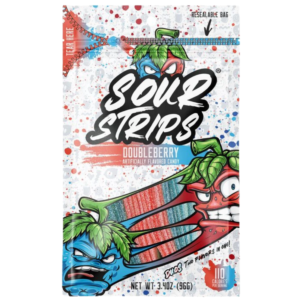 Sour Strips Double Berry