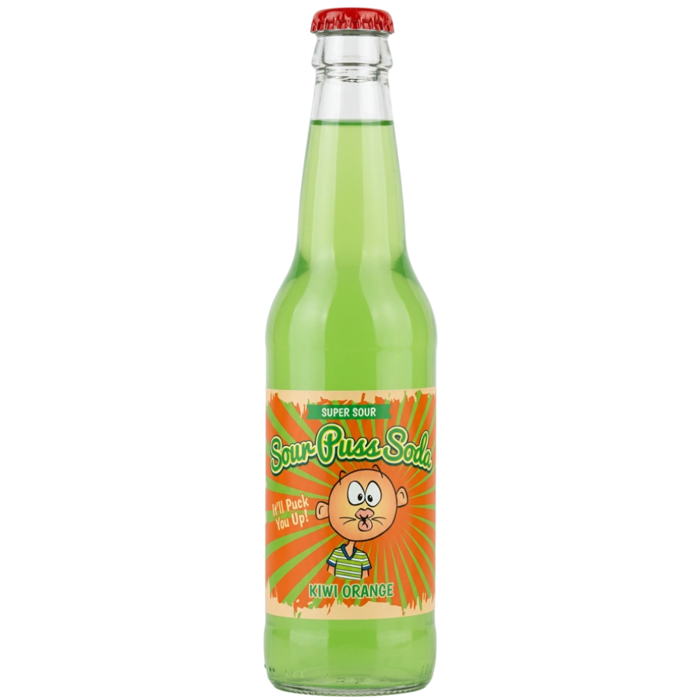 Sour Puss Soda Kiwi Orange Soda