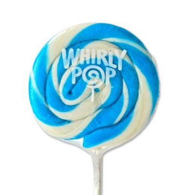 Adams and Brooks Light Blue and White Whirly Pops - 1.5 oz
