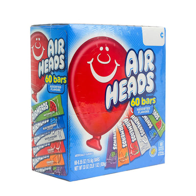Airheads Assorted Flavors Box 60 Bars