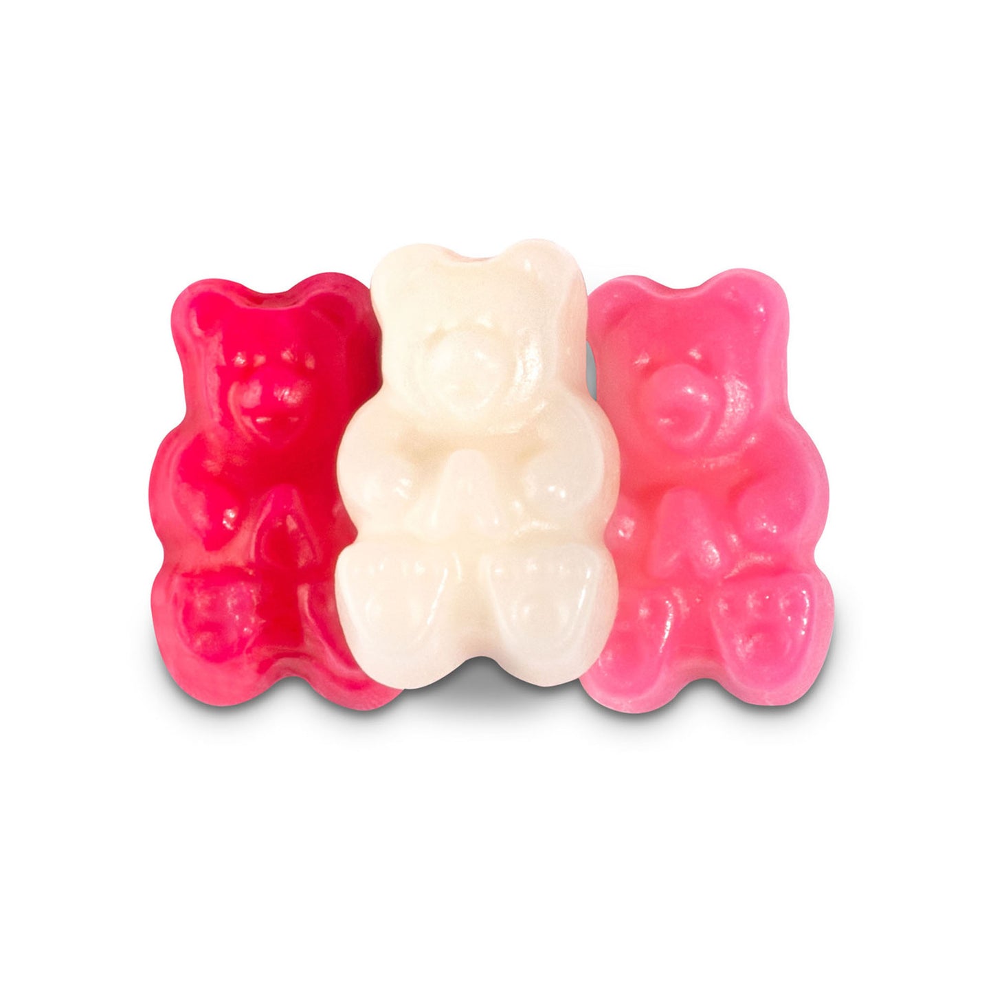 Pink & White Gummi Glow Bears