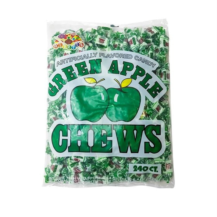 Alberts Candy Green Apple Fruit Chews