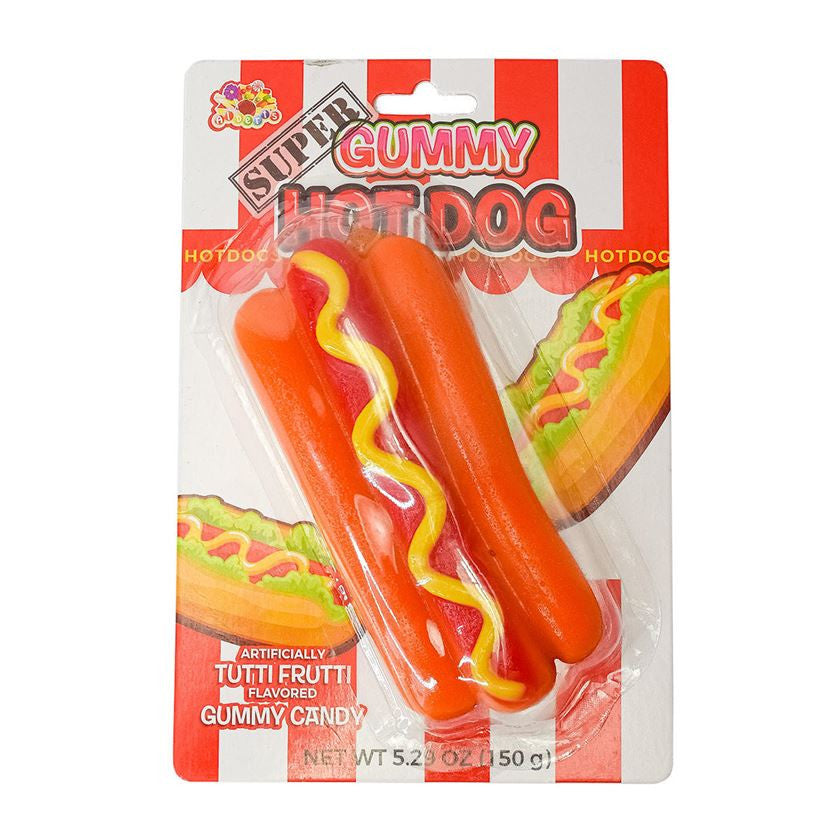 Alberts Candy Super Gummy Hot Dog