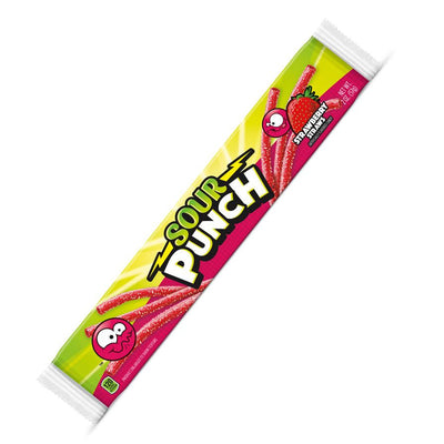 American Licorice Sour Punch Straws Strawberry - Each