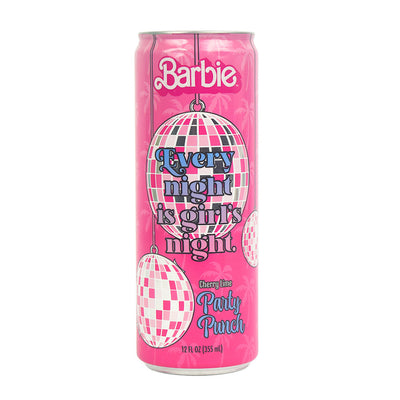 Barbie Pink Party Punch Girl's Night 12 oz Drink Can
