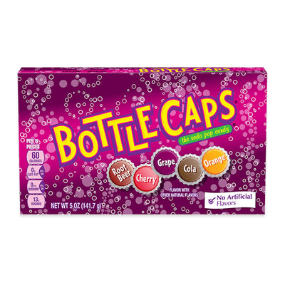Bottle Caps Soda Pop Candy 5 oz Box