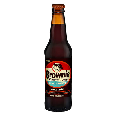 Brownie Caramel Cream Root Beer bottle