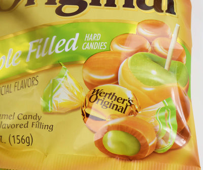 Closeup of Caramel Apple Werther's Candy