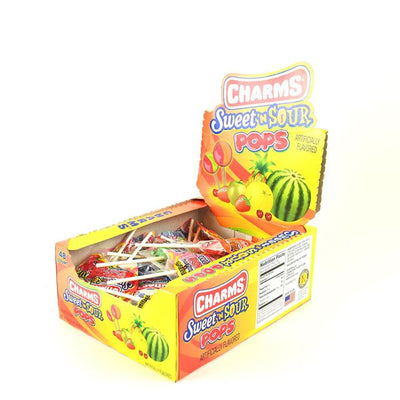 Charms Charms Sweet and Sour Lollipops
