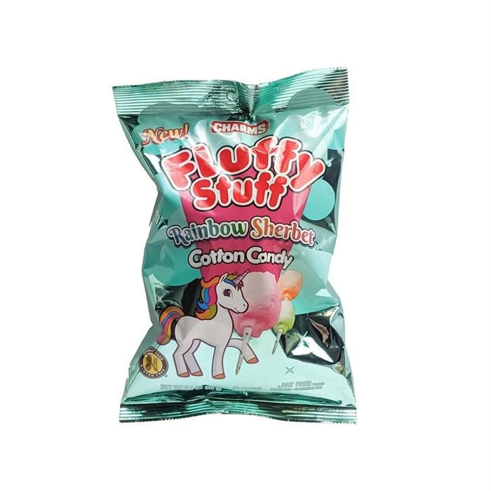 Charms Fluffy Stuff Rainbow Sherbet Cotton Candy