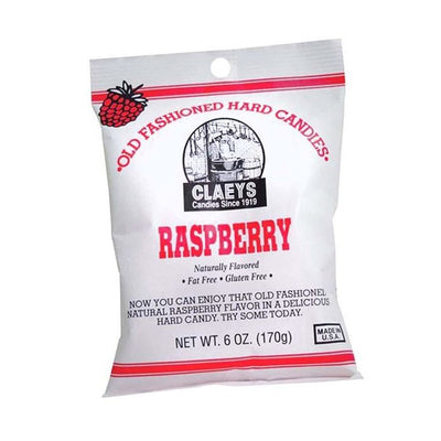Claeys Raspberry Drops - 6 oz