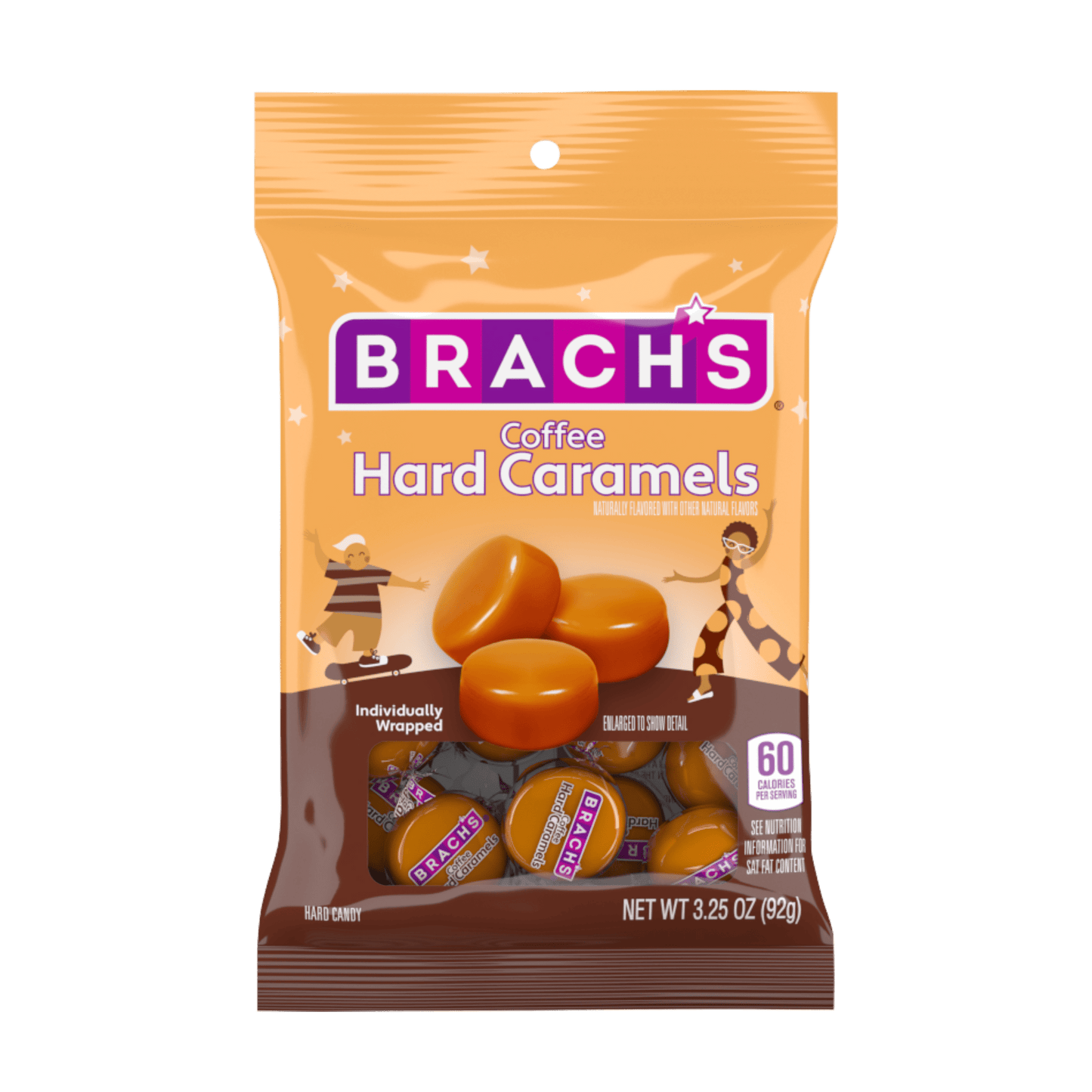 Individually Wrapped Brach's Butter Rum Hard Caramels