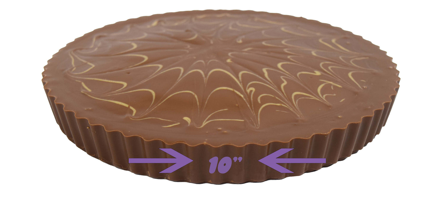 Diagram of Colossal Peanut Butter Cup Showing Diameter