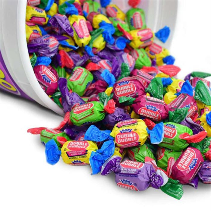 Concord Confections Dubble Bubble Gum Assorted - 300 Count Tub