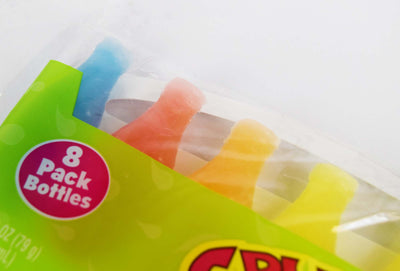 Closeup of Cry Baby Sour Mini Drinks