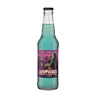 Dead World Zombie Soda - Cotton Candy Ghoul