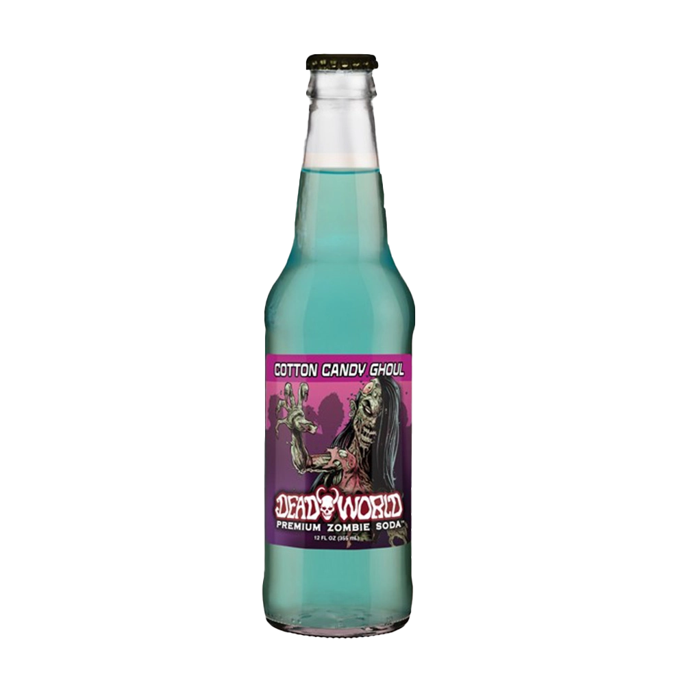 Dead World Zombie Soda - Cotton Candy Ghoul