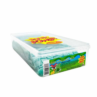 Dorval Sour Power Green Apple Belts - 42.3 oz Tub