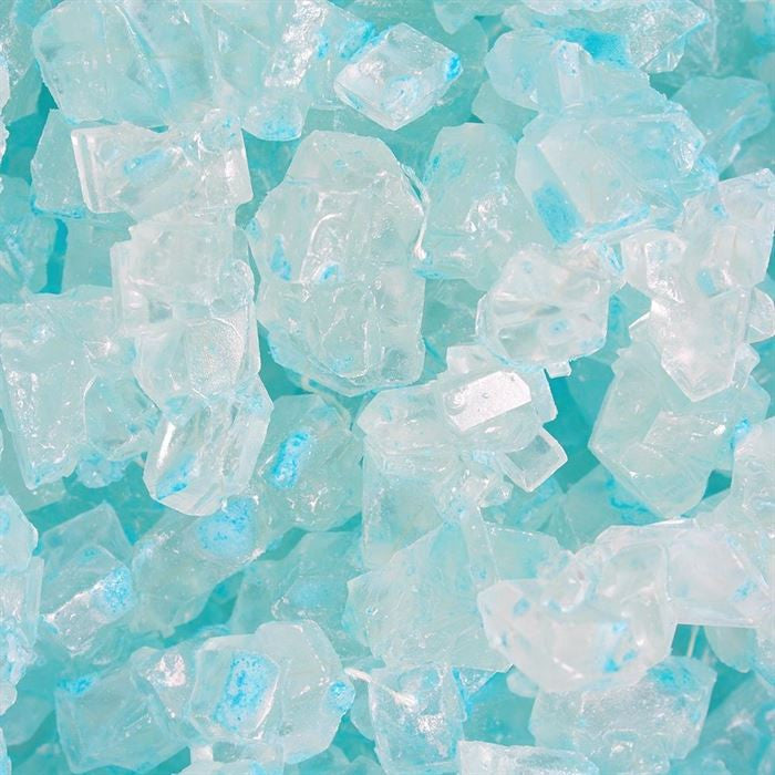 Dryden and Palmer Baby Blue Rock Candy on String - Cotton Candy