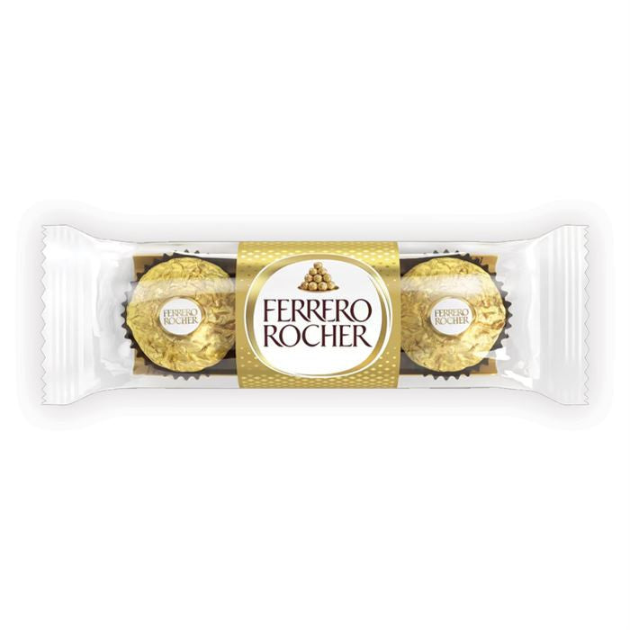 Ferrero Rocher Milk Chocolate Gold Foil Balls 3 Pack