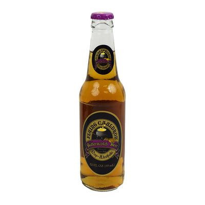 Bottle of Flying Cauldron Butterscotch Beer, Non-Alcoholic