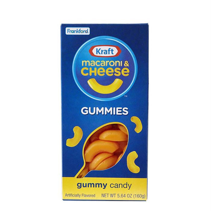 Frankford Candy Kraft Macaroni & Cheese Gummies - 5.64 oz Box