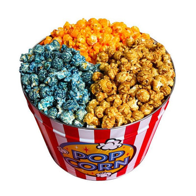 2 Gallon Popcorn Tin - Pick Three Flavors