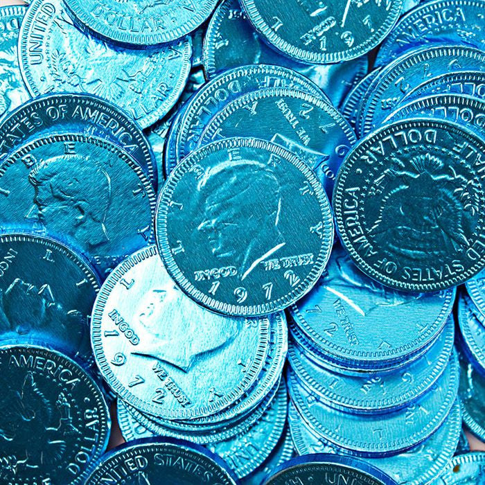 Gerrit Verburg Caribbean Blue Chocolate Foil Coins