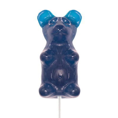 Blue Raspberry Giant Gummy Bear on a Stick