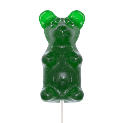 Giant Green Apple Giant Gummy Bear on a Stick