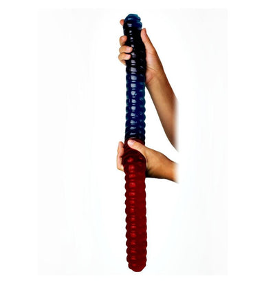 Giant Gummy Bear Gummy Worm - Blue Raspberry and Cherry