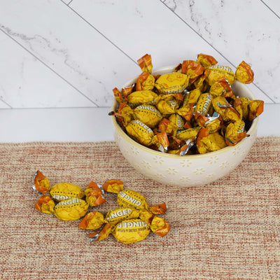 Colombina GInger Candies in Decorative Ceramic Bowl